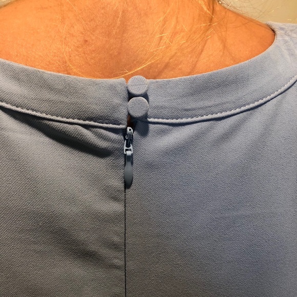 Beautiful blue with cream lace dress - Picture 5 of 10